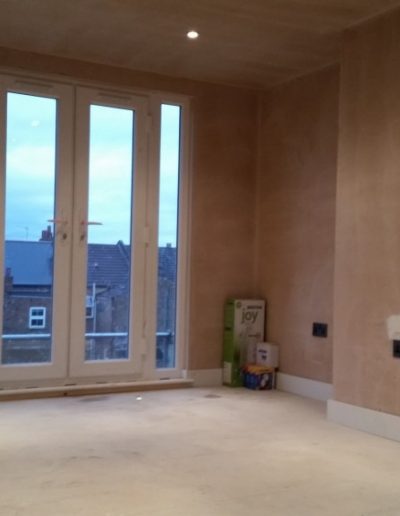 plastered loft conversion