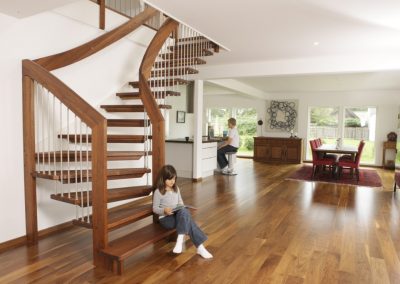 Traditional loft conversion staircase with a Twist